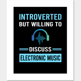 Introverted Electronic Music Posters and Art